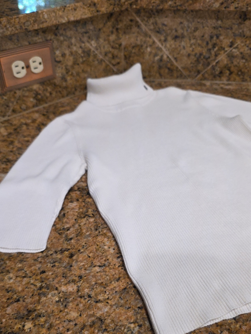 Lauren Ralph Lauren 3/4 Sleeve Turtleneck - SZ S - Picture 3 of 7